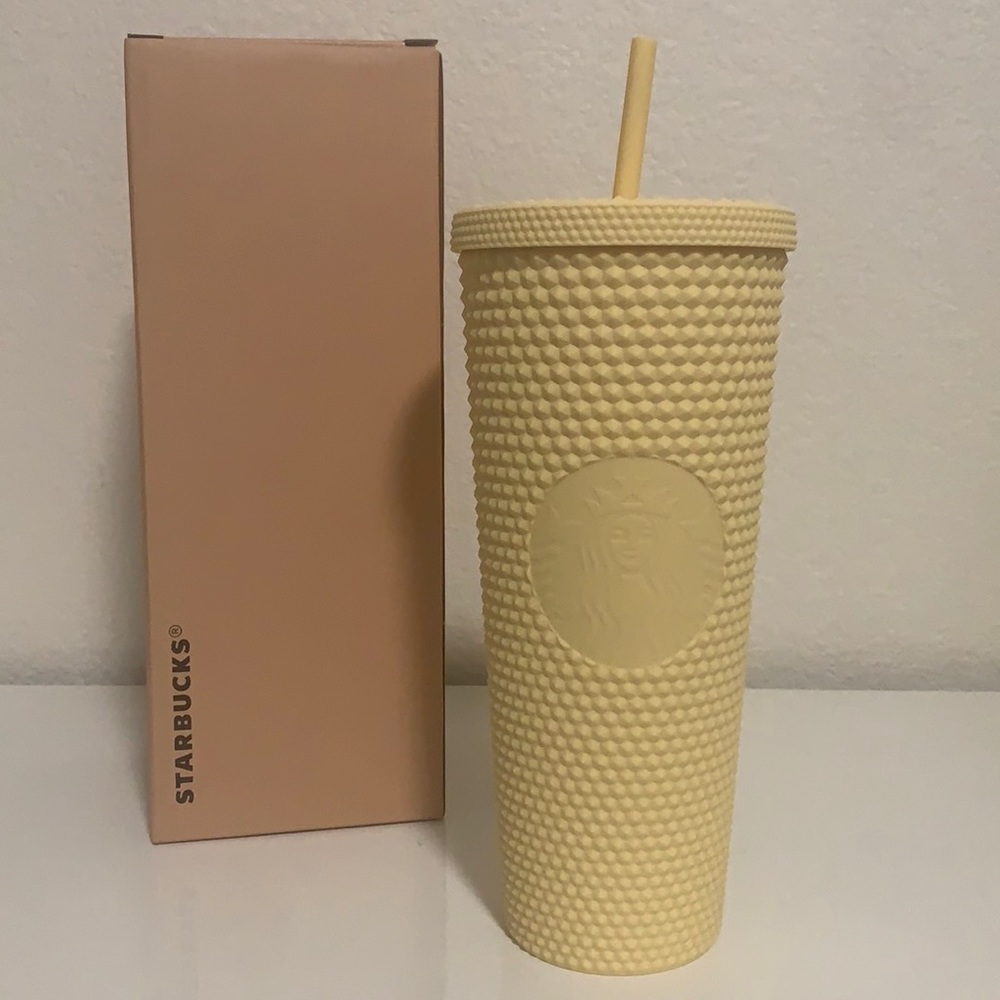 Starbucks Asia edition yellow studded